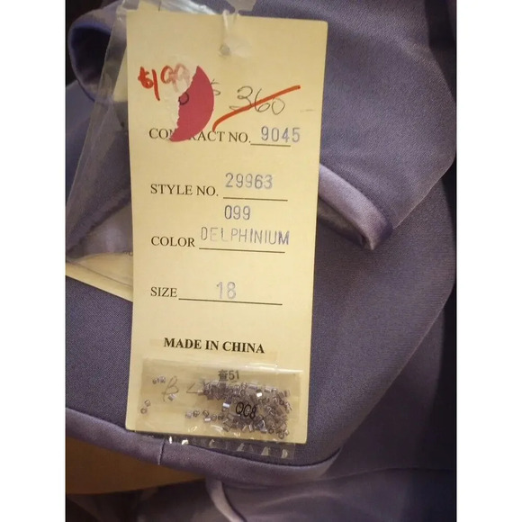 Montage by Mon Cheri Dress Jacket Set SZ 18 New Mother of Bride Beaded Formal - Picture 10 of 13